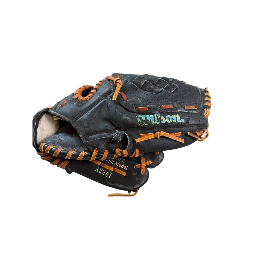 Wilson Baseball Glove Youth Black Tim Raines Autograph Model A2261 Baseball